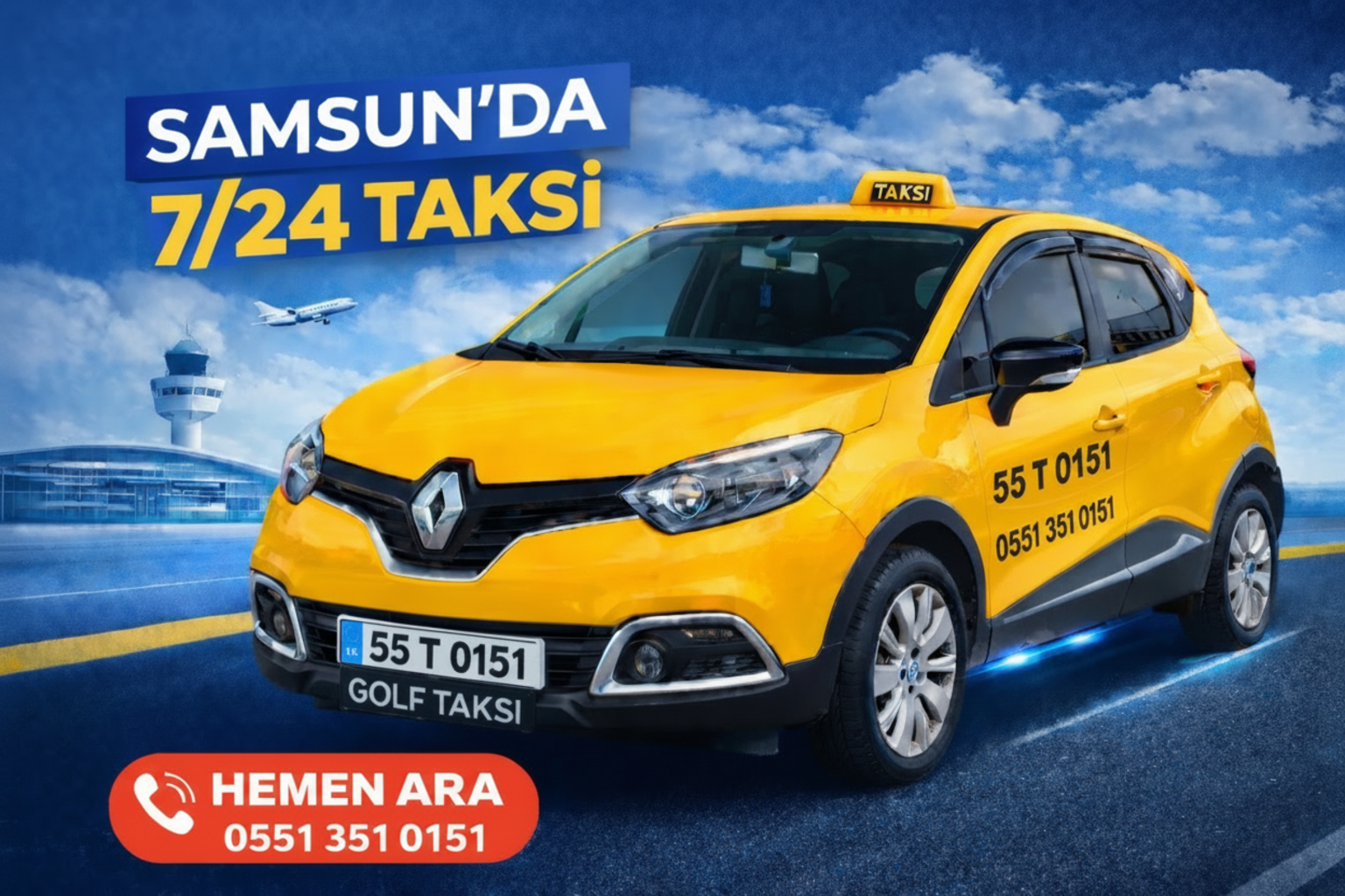 Samsun Çarşamba Havalimanı Taksi Transferi